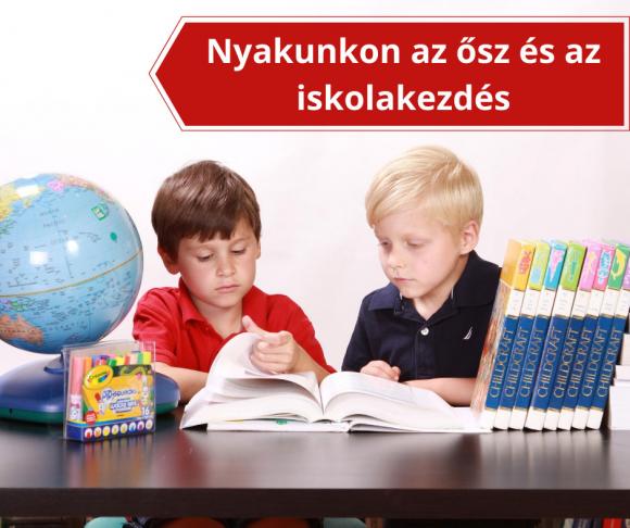 Nyakunkon az ősz és az iskolakezdés